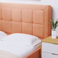 Кровать Адриана Люкс Решетка+ПМ+Дно (1400) в Тавде - tavda.mebel24.online | фото 2