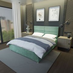 Кровать Аврора Решетка+ПМ (1200) *БЕЗ ДНА в Тавде - tavda.mebel24.online | фото