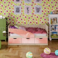Кровать Бабочки (Розовый металлик) 1800 в Тавде - tavda.mebel24.online | фото