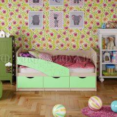 Кровать Бабочки (Салатовый матовый) 1600 в Тавде - tavda.mebel24.online | фото