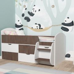 Кровать-чердак Малыш 7 в Тавде - tavda.mebel24.online | фото 3
