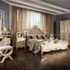 Кровать 1800 Джоконда (крем) в Тавде - tavda.mebel24.online | фото 7