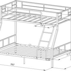 Кровать двухъярусная «Гранада-1 140» в Тавде - tavda.mebel24.online | фото 6