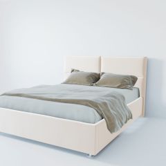 Кровать Корсика с ПМ 1800 (экокожа белая) в Тавде - tavda.mebel24.online | фото 2