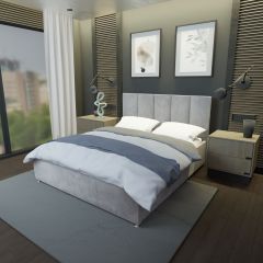 Кровать Мерида Решетка+ПМ (1400) *БЕЗ ДНА в Тавде - tavda.mebel24.online | фото