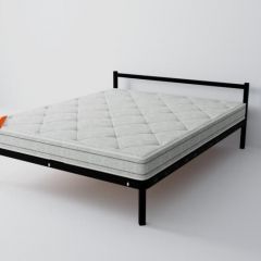 Кровать Мета с матрасом 1600 (черный) в Тавде - tavda.mebel24.online | фото