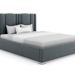 Кровать Онтарио интерьерная +основание/ПМ/бельевое дно (160х200) в Тавде - tavda.mebel24.online | фото 9