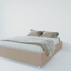 Кровать Подиум с ПМ 1200 (велюр серый) в Тавде - tavda.mebel24.online | фото 1