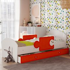 Кровать "Мозайка" на ламелях + бортики + ящики в Тавде - tavda.mebel24.online | фото 3