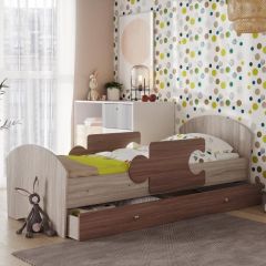 Кровать "Мозайка" на ламелях + бортики + ящики в Тавде - tavda.mebel24.online | фото 2