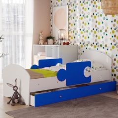 Кровать "Мозайка" на ламелях + бортики + ящики в Тавде - tavda.mebel24.online | фото 4