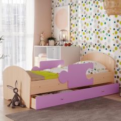 Кровать "Мозайка" на ламелях + бортики + ящики в Тавде - tavda.mebel24.online | фото 9
