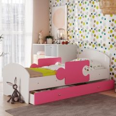 Кровать "Мозайка" на ламелях + бортики + ящики в Тавде - tavda.mebel24.online | фото 12