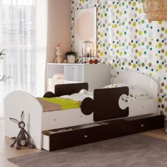 Кровать "Мозайка" на щитах + бортики + ящики в Тавде - tavda.mebel24.online | фото 5