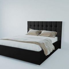 Кровать Венеция без основания 1600 (экокожа кольт ч) в Тавде - tavda.mebel24.online | фото