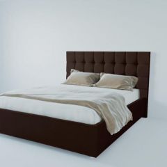 Кровать Венеция без основания 1800 (экокожа коричневая) в Тавде - tavda.mebel24.online | фото