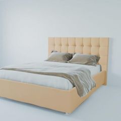 Кровать Венеция без основания 800 (экокожа бежевая) в Тавде - tavda.mebel24.online | фото