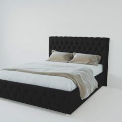 Кровать Версаль 1400 без основания (экокожа кольт ч) в Тавде - tavda.mebel24.online | фото
