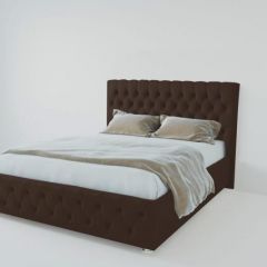 Кровать Версаль 1800 без основания (экокожа коричневый) в Тавде - tavda.mebel24.online | фото