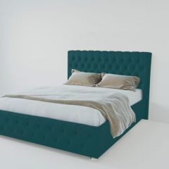 Кровать Версаль 1200 без основания (велюр бирюзовый) в Тавде - tavda.mebel24.online | фото