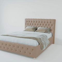 Кровать Версаль 1200 без основания (велюр серый) в Тавде - tavda.mebel24.online | фото