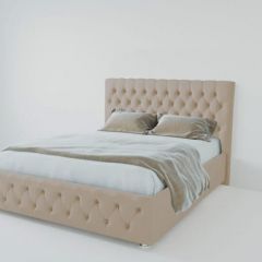 Кровать Версаль 1200 без основания (велюр светло серый) в Тавде - tavda.mebel24.online | фото