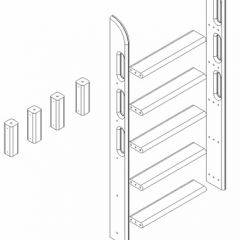 Кровать Сонечка 2-х ярусная (модульная) в Тавде - tavda.mebel24.online | фото 12