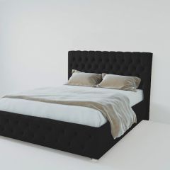 Кровать Версаль с ПМ 1200  (экокожа кольт ч) в Тавде - tavda.mebel24.online | фото