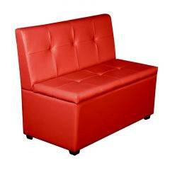Кухонный диван Уют-1 (1000) Красный в Тавде - tavda.mebel24.online | фото