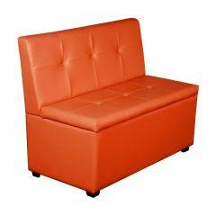 Кухонный диван Уют-1 (1000) Оранжевый в Тавде - tavda.mebel24.online | фото
