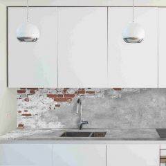 Кухонный фартук со столешницей (А-01) в едином стиле (3050 мм) в Тавде - tavda.mebel24.online | фото 1