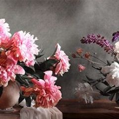 Кухонный фартук Цветы 316 МДФ матовый (3000) Flowers в Тавде - tavda.mebel24.online | фото