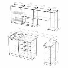 Кухонный гарнитур Инна ультра 2000 в Тавде - tavda.mebel24.online | фото 4