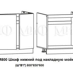 ЛИЗА-2 Кухонный гарнитур 1,6 Белый глянец холодный в Тавде - tavda.mebel24.online | фото 6