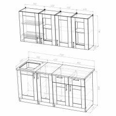 Кухонный гарнитур Ника демо 1700 в Тавде - tavda.mebel24.online | фото 4