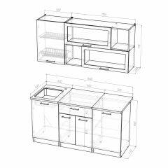 Кухонный гарнитур Полина стандарт 1600 в Тавде - tavda.mebel24.online | фото 7