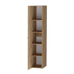 Квадро П-1 Пенал 1дв (ЛДСП дуб крафт золотой) в Тавде - tavda.mebel24.online | фото 2