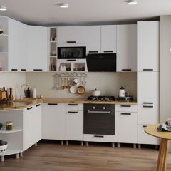 Модульная кухня Осло карбон фарфор в Тавде - tavda.mebel24.online | фото