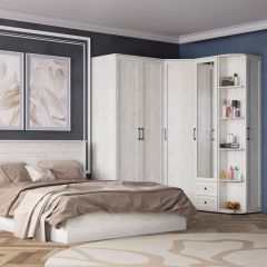 Модульная спальня София (Дуб крафт белый) в Тавде - tavda.mebel24.online | фото