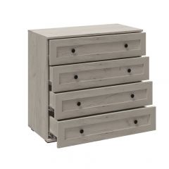 Модульная спальня София (Дуб крафт белый) в Тавде - tavda.mebel24.online | фото 3