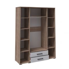 Модульная Спальня Соната (Белый/Дуб Крафт Золотой) в Тавде - tavda.mebel24.online | фото 8