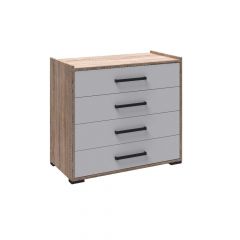 Модульная Спальня Соната (Белый/Дуб сонома) в Тавде - tavda.mebel24.online | фото 7