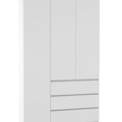 МОРИ МШ 1200.1 Шкаф (белый) в Тавде - tavda.mebel24.online | фото 2