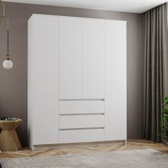 МОРИ МШ 1600.1 Шкаф (белый) в Тавде - tavda.mebel24.online | фото