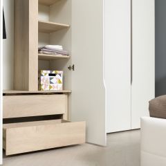Муссон Шкаф двухстворчатый 13.198 в Тавде - tavda.mebel24.online | фото 3