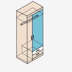 НИКА Н10з Шкаф для одежды в Тавде - tavda.mebel24.online | фото 4