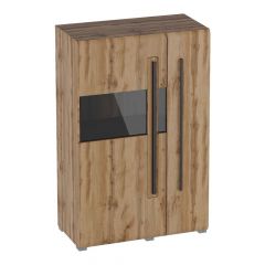 НИЦЦА Гостиная Шкаф-витрина 2 дв в Тавде - tavda.mebel24.online | фото