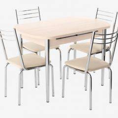 Комплект Вегас (стол+4 стула) в Тавде - tavda.mebel24.online | фото 1