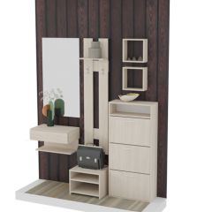 Обувница 3 секции (дуб сонома) в Тавде - tavda.mebel24.online | фото 4