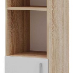 Пенал ПКС-8 Дуб сонома/Белый глянец в Тавде - tavda.mebel24.online | фото